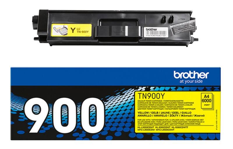 Brother TN-900Y Original Toner Cartridge Yellow