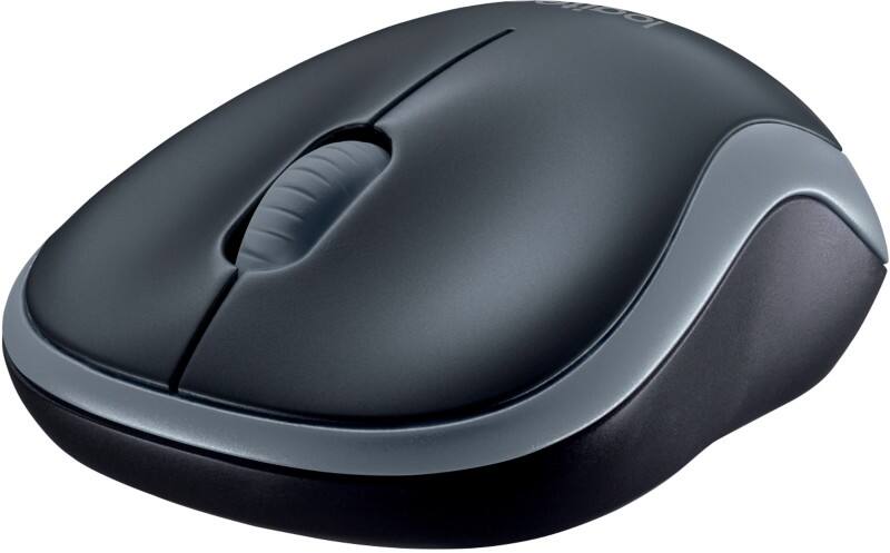 Logitech M185 Mouse Wireless Without Bluetooth Grey, Black Suitable For Lefthanded People