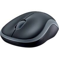 Logitech M185 Mouse Wireless No Bluetooth Grey, Black Suitable for Left-Handed Users