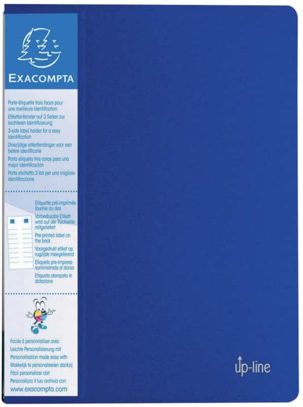 Exacompta Up line Presentation Display Book A4 Blue 40 Pockets