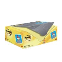 Post-it Sticky Notes 127 x 76 mm Canary Yellow Value Pack 100 Sheets 16 + 4 Free