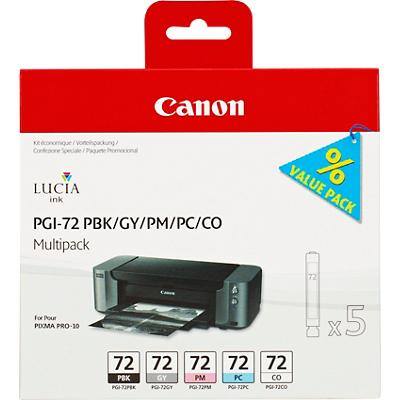 Canon PGI-72P Original Ink Cartridge Black, Grey, Photo Black, Photo Cyan, Photo Magenta Pack of 5 Multipack