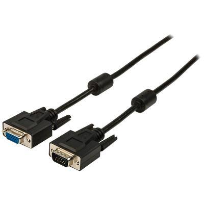 Valueline VGA Cable 2m VGA m/f Black 2 m