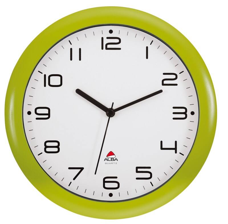 Alba Analog Wall Clock HORNEW V 30 x 5.5cm Green