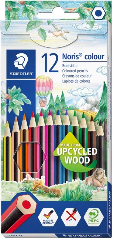 STAEDTLER Noris Colouring Pencils Assorted 981103 Pack of 12