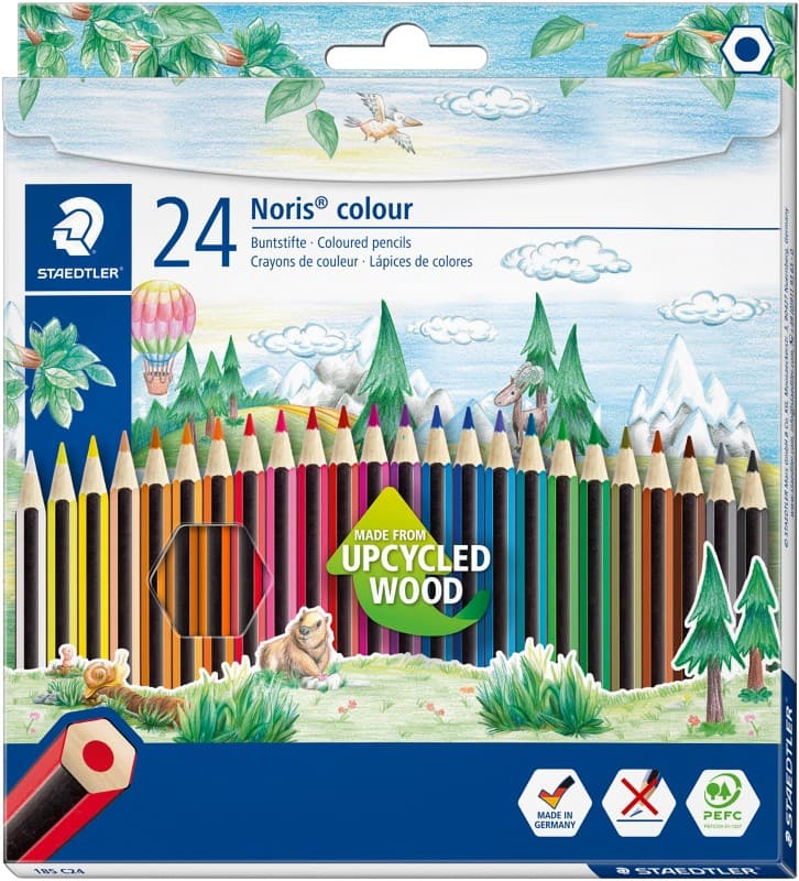 Staedtler Noris Colouring Pencils Assorted Pack of 24