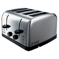 Russell Hobbs Toaster 4 Slices Futura Silver