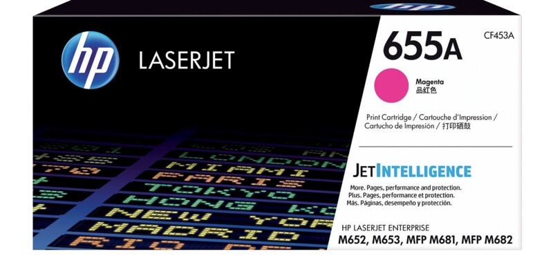 HP 655A Original Toner Cartridge CF453A Magenta