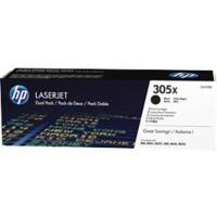 HP 305X Original Toner Cartridge CE410XD Black Pack of 2
