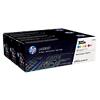 HP 305A Original Toner Cartridge CF370AM Cyan, Magenta, Yellow Pack of 3 Multipack