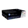 HP 128A Original Toner Cartridge CF371AM Cyan, Magenta, Yellow Pack of 3 Multipack