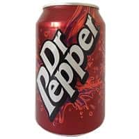 Coca-Cola Dr Pepper Soft Drink Can 330ml Pack of 24
