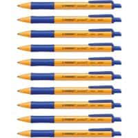 STABILO pointball Ballpoint Pen 0.5 mm Blue Pack of 10