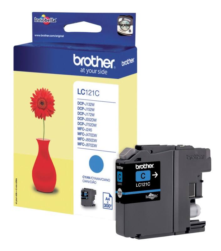 Brother LC121C Original Ink Cartridge Cyan
