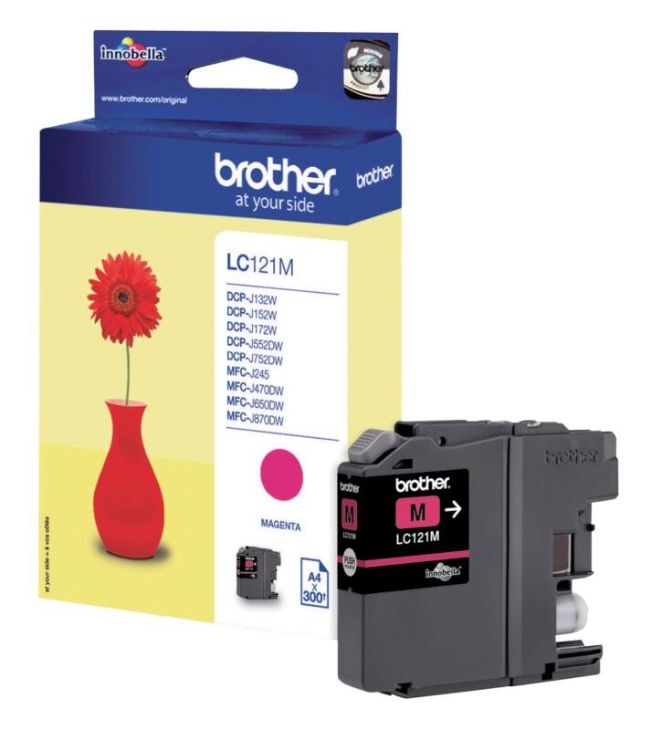 Brother LC121M Original Ink Cartridge Magenta