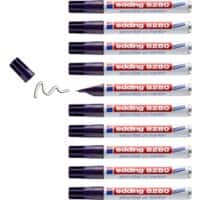 edding 8280 Permanent Marker Purple Fine Bullet 1.5-3 mm Pack of 10