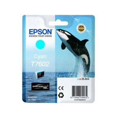 Epson T7602 Original Ink Cartridge C13T76024010 Cyan