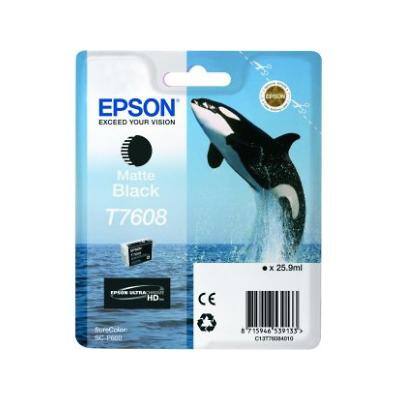 Epson T7608 Original Ink Cartridge C13T76084010 Matte Black
