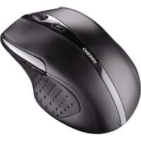 Cherry Wireless Ergonomic Mouse MW 3000 Optical For Right-Handed Users USB-A Nano Receiver Black