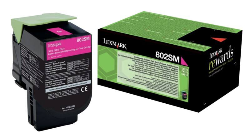 Lexmark Original Toner Cartridge 80C2SM0 Magenta