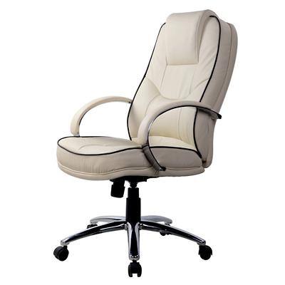 Realspace Executive Chair Rome2 Bonded leather Cream