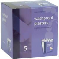Dependaplast Plasters Washproof 5 Packs of Pack of 45