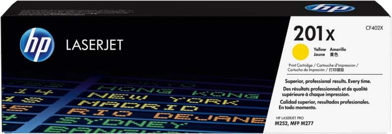 HP 201X Original Toner Cartridge CF402X Yellow