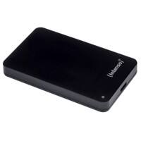 Intenso 500 GB External Portable Hard Drive Memory Case USB 3.0 Black
