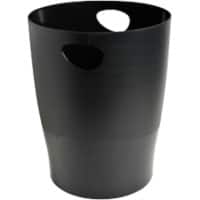 Exacompta Ecobin Waste Bin 15 L Black Polypropylene