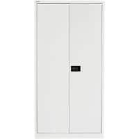 Bisley Regular Door Cupboard Lockable with 3 Shelves Steel E722A03ab9 914 x 400 x 1806mm Chalk