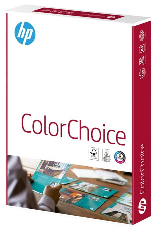 HP ColorChoice A4 Printer Paper 120 gsm Matt White 250 Sheets 