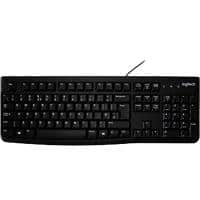 Logitech Wired Keyboard K120 QWERTY GB Black