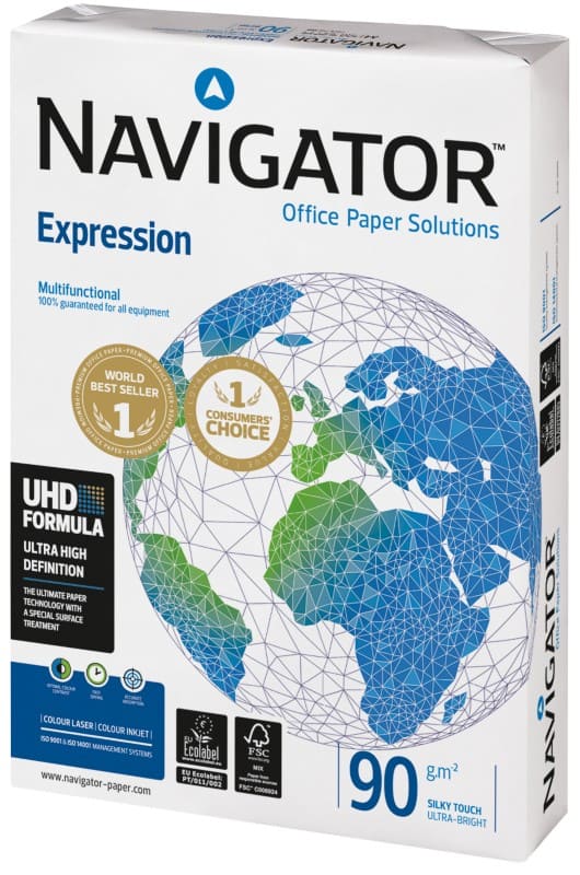 Navigator Expression A3 Printer Paper 90 gsm Smooth White 500 Sheets