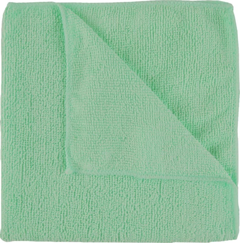 Robert Scott Microfibre Cleaning Cloth Green 40 x 40 cm Pack of 10