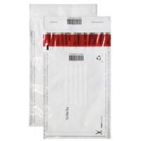 Purely Packaging Polypost Mailing Bag C5+165 (W) x 260 (H) mm Peel and Seal 70μ White Pack of 100