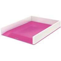 Leitz WOW Letter Tray Dual Colour A4 White, Pink 26.7 x 33.6 x 4.9 cm