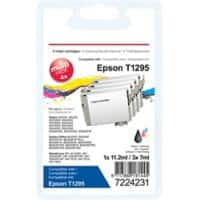 Viking T1295 Compatible Epson Ink Cartridge C13T12954012 Black, Cyan, Magenta, Yellow Pack of 4 Multipack