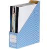 Bankers Box Style Magazine File Blue, White Pack of 10