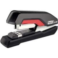 Rapid Supreme Heavy Duty Flat Clinch Stapler S50 5000544 Half Strip Black, Red 50 Sheets 24/8+, 26/8+ Metal, Plastic