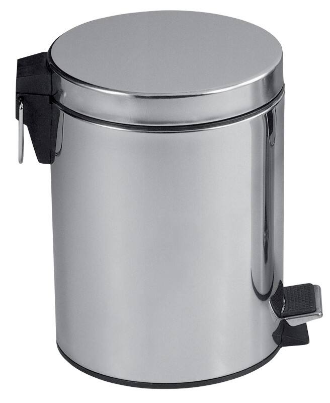 Bentley Pedal Bin 12 L Silver Stainless Steel