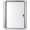 Bi-Office Mastervision Outdoor Lockable Notice Board Magnetic 6 x A4 Wall Mounted 81.6 (W) x 68.8 (H) cm White