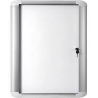 Bi-Office Wall Mountable Lockable Noticeboard MasterVision Outdoor 81.6 x 68.8cm White