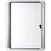 Bi-Office Mastervision Outdoor Lockable Notice Board Magnetic 8 x A4 Wall Mounted 97.8 (W) x 67.3 (H) cm White