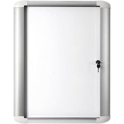 Bi-Office Mastervision Outdoor Lockable Notice Board Magnetic 8 x A4 Wall Mounted 97.8 (W) x 67.3 (H) cm White