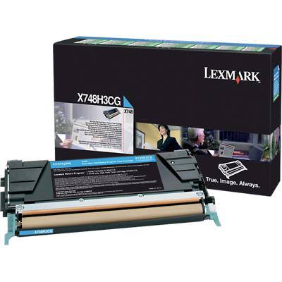 Lexmark Original Toner Cartridge X748H3CG Cyan