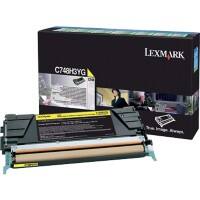 Lexmark Original Toner Cartridge C748H3YG Yellow