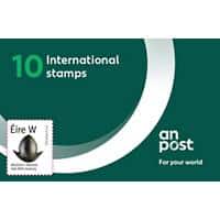 An Post Postage Stamps Ireland International Pack of 10