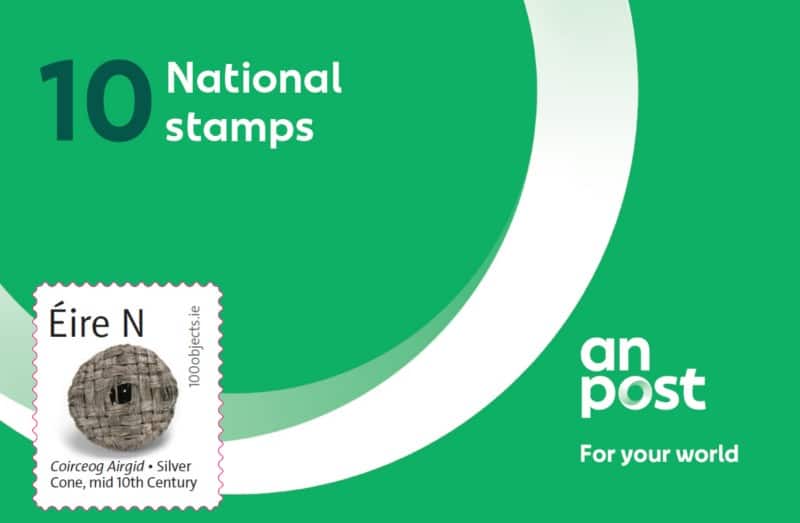 An Post Postage Stamps Ireland National Pack of 10