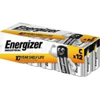 Energizer C Alkaline Batteries Industrial LR14 1.5V Pack of 12