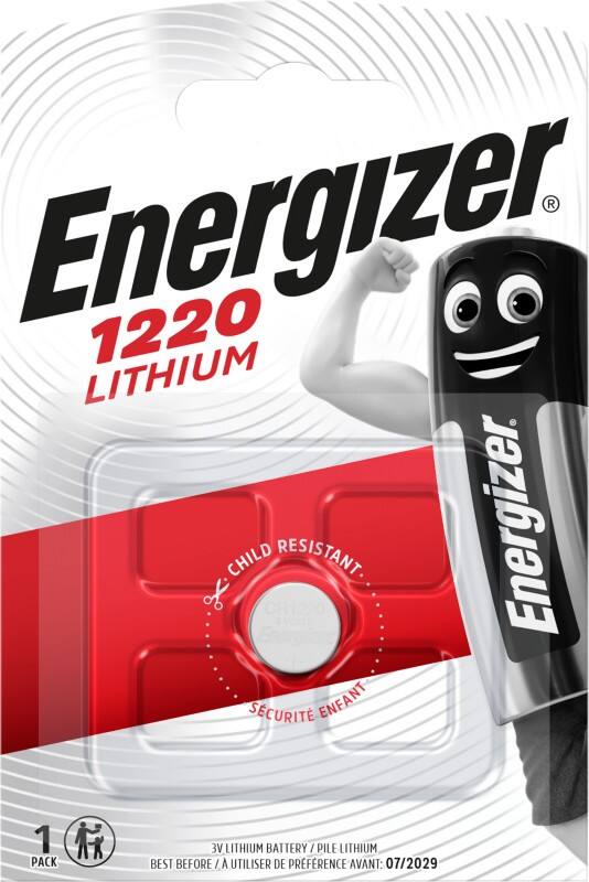 Energizer Button Cell Batteries CR1220 3V Lithium